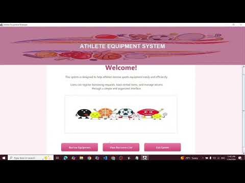 ATHLETE EQUIPMENT RENTAL SYSTEM- OOP (GROUP 5)