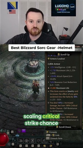 Diablo 4 Season 15 Blizzard Sorc Build #shorts