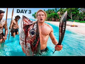 3 Days Surviving with Primitive Hunters on a Uninhabited Island