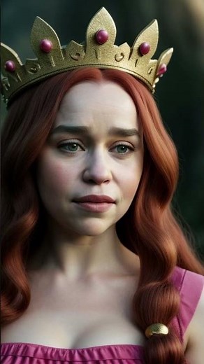 AI Generated Art: Emilia Clarke as Princess Toadstool from Super Mario Bros. 👑🍄