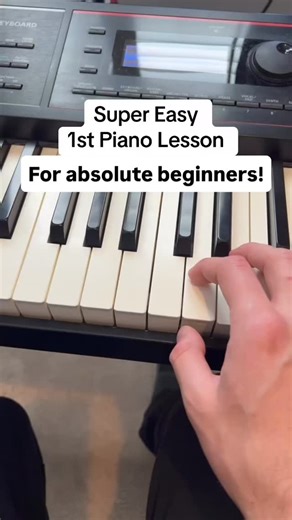 633 reactions · 54 shares | The easiest piano lesson for absolute...
