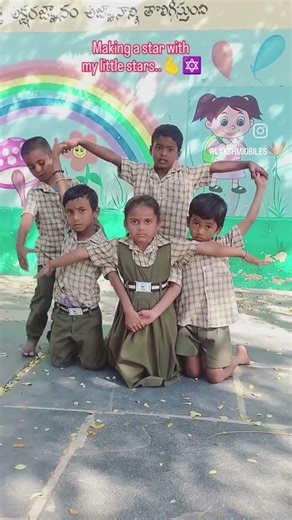 making Star with my little stars..🔯