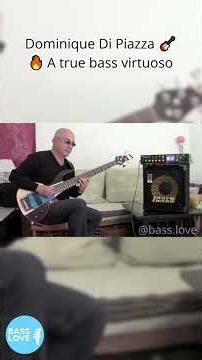 Dominique Di Piazza 🎸🔥 A true bass virtuoso — flawless technique, beautiful tone