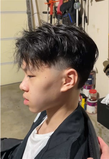 Two Block Haircut with Mid Taper for Beginners