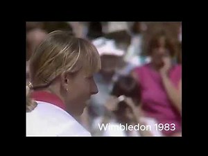 Martina Navratilova Wimbledon 1983 Championship Points