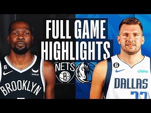 Dallas Mavericks vs. Brooklyn Nets Full Game Highlights | Nov 7 | 2022-23 NBA Season