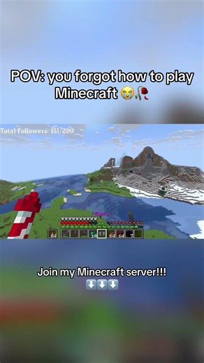 Join my Minecraft server comment for the ip⬇️⬇️⬇️#minecraft