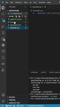 Create a Python Virtual Environment in VS Code with uv ⚡