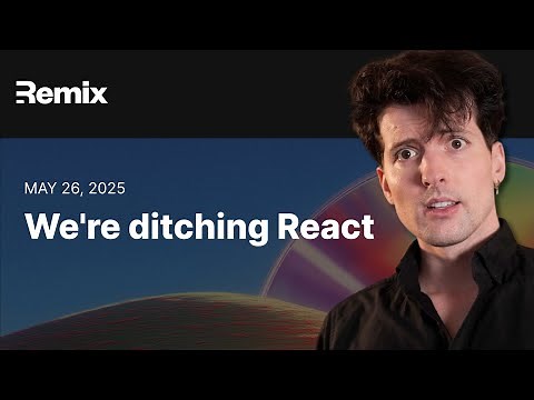 Remix is ditching React (and I think that's a good thing)