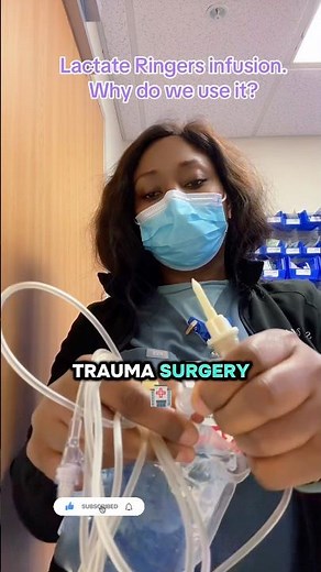 Lactate ringers intravenous infusion. #clinicaltraining #nursingstudent #infusions #ivfluids