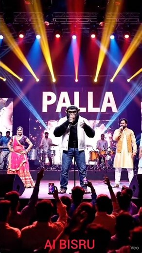 Aadmi Jaisa Bandar Stage Par 😱 | Mewati Naach Palla Show 🔥 #viral #shorts #ai