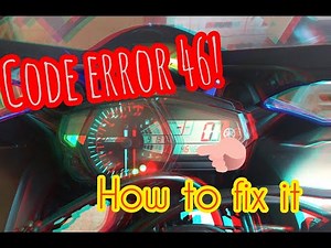 Quick Tip || How to solve Code 46 || Yamaha R3