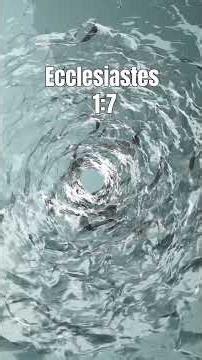 The Water Cycle in the Bible (Thousands of Years Ago) #biblemysteries