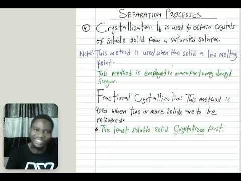 Separation Techniques - Separation of Liquid and Solid mixtures