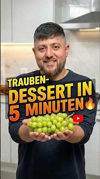 Trauben-Dessert in 5 Minuten #rezept #lecker #food #shorts