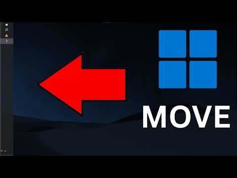 How to Change Taskbar Position (Step-by-Step)