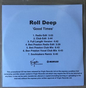 Roll Deep - Good Times Remixes