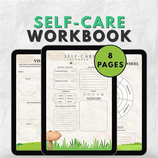 Journal imprimable d'auto-soins — Agenda non daté adapté au TDAH pour le vidage cérébral - Etsy France