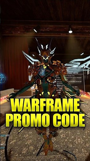 New Warframe Promo Code BSD-WARFRAME