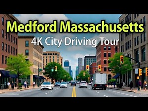 🚙 Medford, Massachusetts 4K | Boston Suburb Driving Tour - 3/8/24