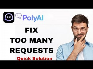 How To Fix And Solve Too Many Requests On PolyBuzz - PolyAi App | Easy Fix