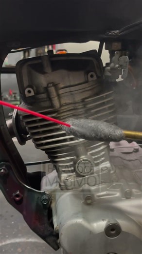 How to Clean Motorcycle Engines #USAConstruction #DIYHack #ProTrick