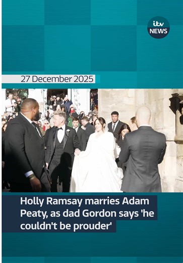 Holly Ramsay Marries Adam Peaty in Bath Abbey