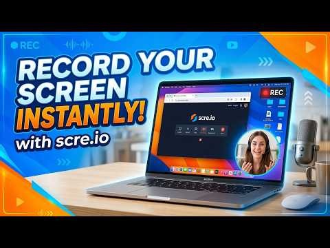 How to Record Your Screen Instantly with Scre.io (No Download Needed!)