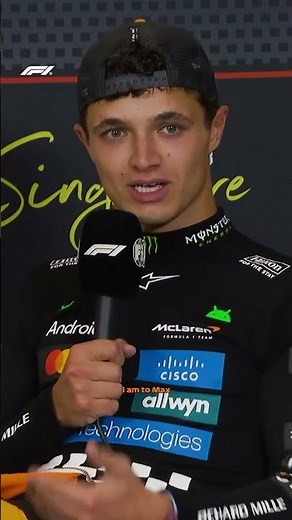 Lando Norris' Side of the Story: The Piastri Collision at Singapore F1 #f1
