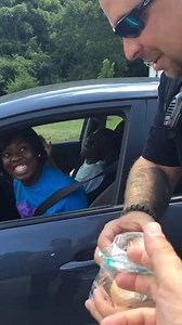 322K views · 8.8K reactions | Instead of tickets, these cops in Virginia handed out ice cream -- bringing similes to unsuspecting drivers! "It's actually against the law to drive on a hot day without an ice cream cone." Video shared by Kevin Lands is quickly going viral  | FOX 11 Los Angeles | Facebook