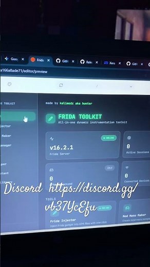 Frdia toolkit #hacks #frida #mods #vrcheats #vr #root