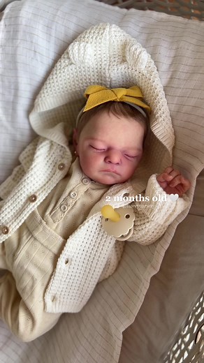 Adorable 2 Months Old Reborn Baby Doll | Sweet Nursery Collection