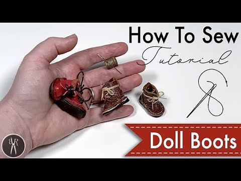 How To Sew: Doll Boots - Pattern & Tutorial - Fit for Custom Blythe, Licca, Barbie, Sindy and more!