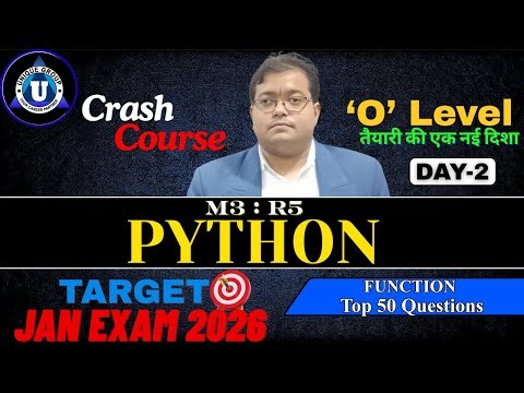 Python 50 Most Important Questions(FUNCTION) DAY-2| Live & || Crash Course #olevel #olevelexam