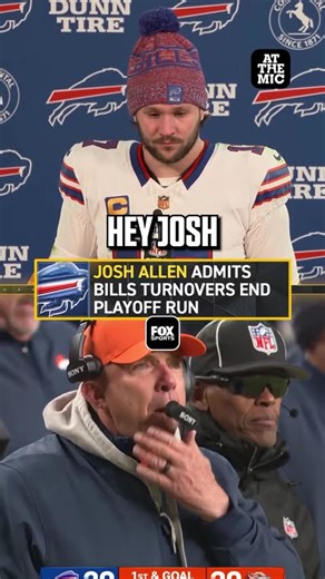 Josh Allen puts hand up for turnovers 😢