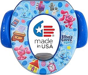 Nickelodeon Blue's Clues Soft Potty Seat and Potty Training Seat - Soft Cushion, Baby Potty Training, Safe, Easy to Clean