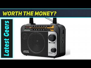 LEOTEC AM FM Radio: Best Portable Vintage Bluetooth Radio for All Ages!