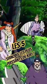 Top 5 most powerful shinobi of Kiri! #anime #mrcerv #naruto #boruto