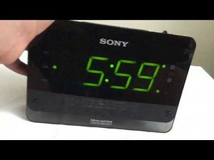 Sony ICF-C414 Alarm Clock Review!