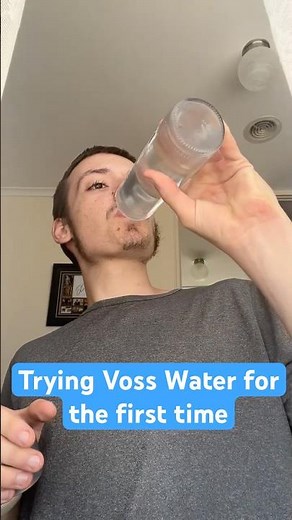 Trying Voss Water for the first time