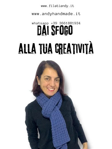 Tutorial Sciarpa Fantasia con Ferri - Facile e Veloce