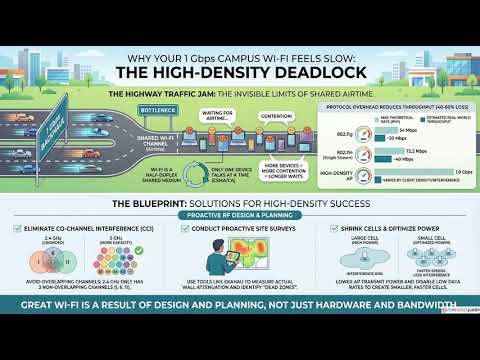 Fast Internet, Slow Wi-Fi: Understanding High-Density Campus Networks (Hindi)