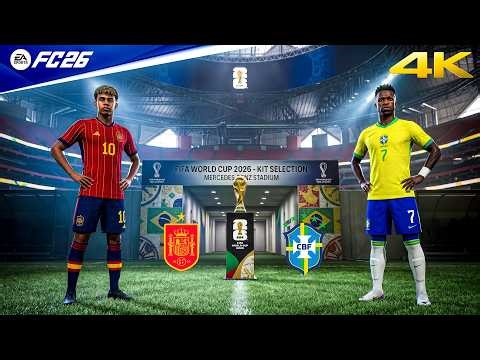 FIFA 26 - Spain vs. Brazil - FIFA World Cup 2026 Final Match | PC™ Gameplay [4K60]