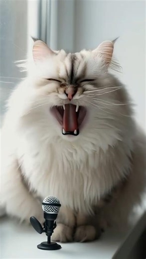Cat sings like human(Must watch)