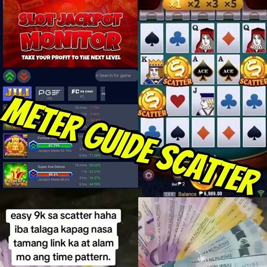 Meter guide link scatter