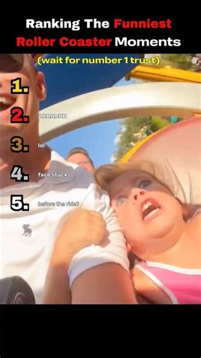 Ranking The Funniest Roller Coaster Moments!😂🎢