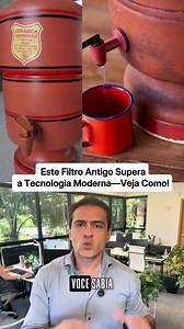 The Brazilian clay water filter is a simple, efficient, and...