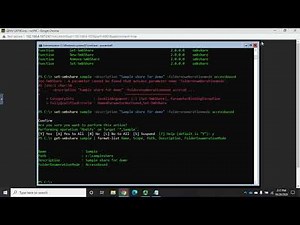 Creating SMB shares from Powershell