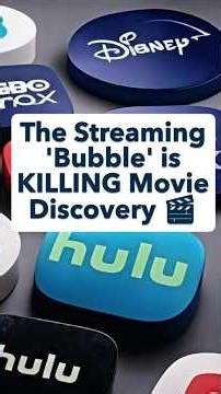 The Streaming 'Bubble' is KILLING Movie Discovery 🎬 #shorts