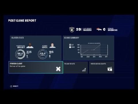 EAS 🏈 WEEK 17 LAST REGULAR SEASON GAME VS BRONCOS 💯 